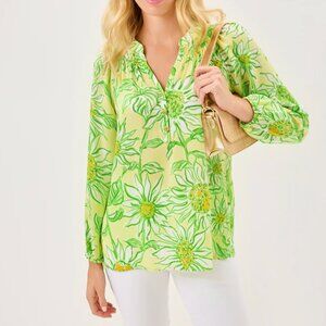 Lilly Pulitzer Elsa Top - Limoncello Sunbelievable